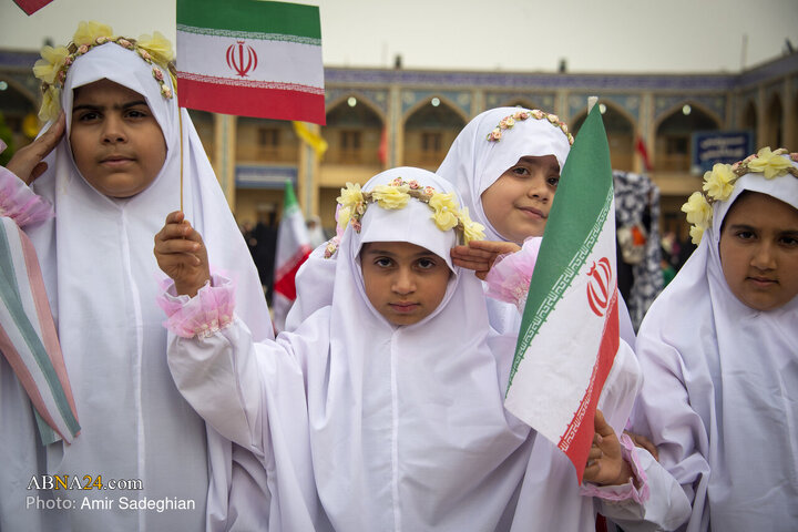 اجتماع بزرگ بانوان و دختران جانفدا ایران در حرم مطهر حضرت شاهچراغ (ع) با نام میثاق فاطمی