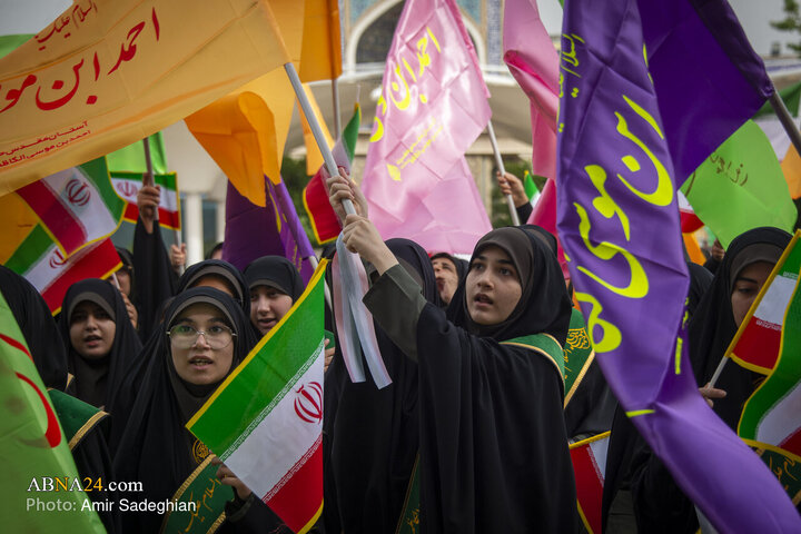 اجتماع بزرگ بانوان و دختران جانفدا ایران در حرم مطهر حضرت شاهچراغ (ع) با نام میثاق فاطمی