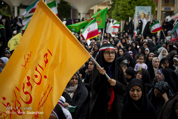 اجتماع بزرگ بانوان و دختران جانفدا ایران در حرم مطهر حضرت شاهچراغ (ع) با نام میثاق فاطمی