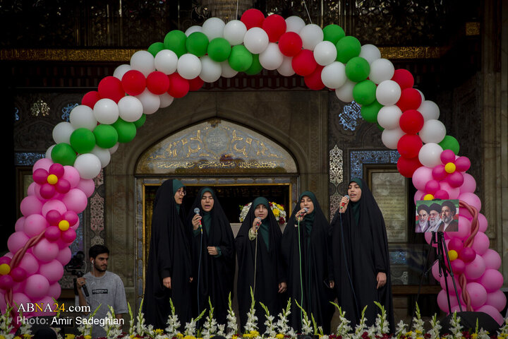 اجتماع بزرگ بانوان و دختران جانفدا ایران در حرم مطهر حضرت شاهچراغ (ع) با نام میثاق فاطمی