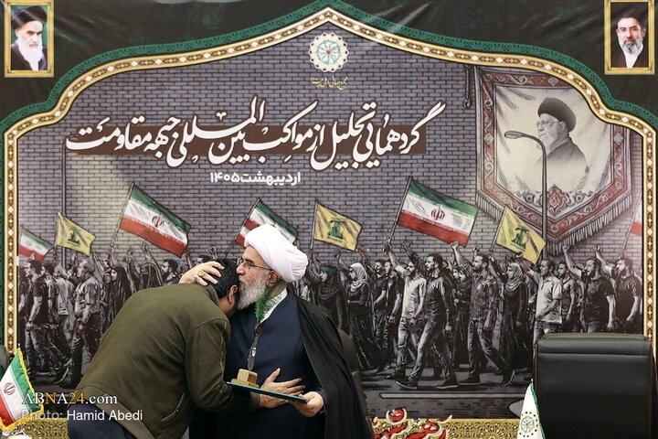 Photos: Honoring International Resistance Front's Mawkibs held in Qom