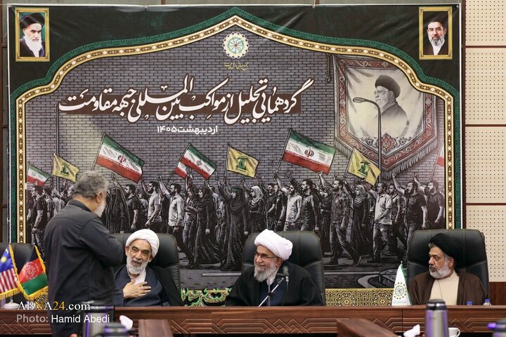 Photos: Honoring International Resistance Front's Mawkibs held in Qom