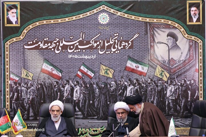 Photos: Honoring International Resistance Front's Mawkibs held in Qom
