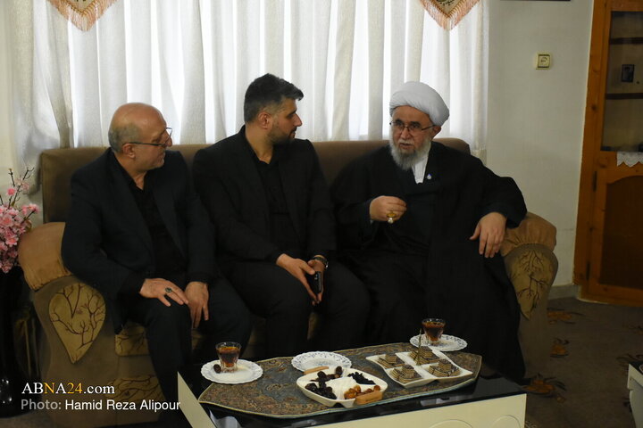 دیدار آیت‌الله رمضانی با خانواده شهدا در لنگرود