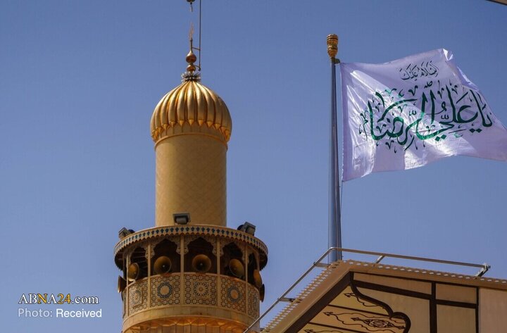 حال و هوای حرم مطهر امام علی(ع) در ایام ولادت امام رضا(ع)
