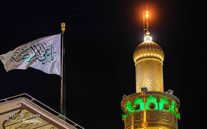 حال و هوای حرم مطهر امام علی(ع) در ایام ولادت امام رضا(ع)