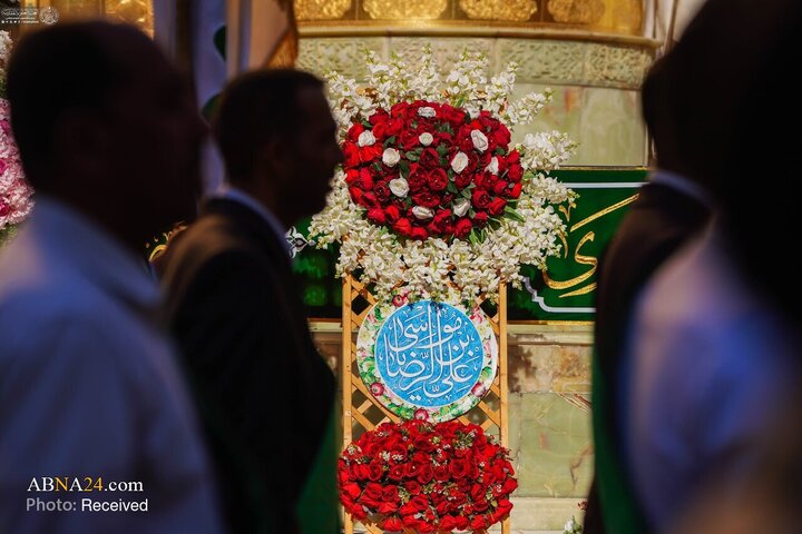 حال و هوای حرم مطهر امام علی(ع) در ایام ولادت امام رضا(ع)