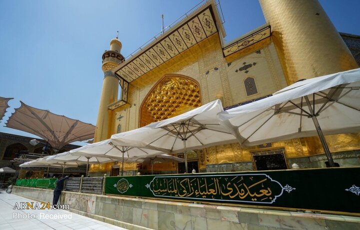 حال و هوای حرم مطهر امام علی(ع) در ایام ولادت امام رضا(ع)
