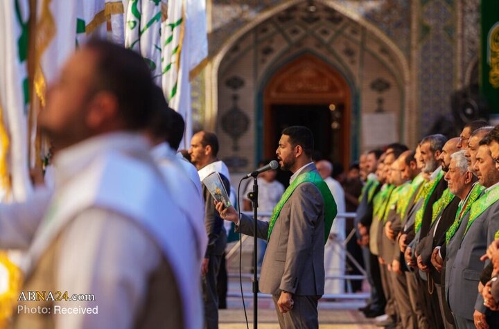 حال و هوای حرم مطهر امام علی(ع) در ایام ولادت امام رضا(ع)
