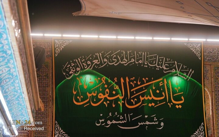 حال و هوای حرم مطهر امام علی(ع) در ایام ولادت امام رضا(ع)