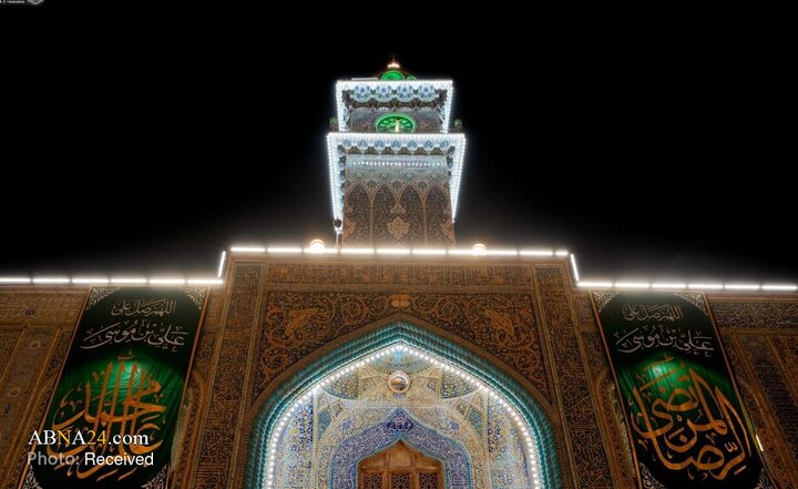 حال و هوای حرم مطهر امام علی(ع) در ایام ولادت امام رضا(ع)