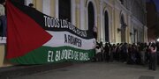 Chilenos protestan por detención israelí de flotilla con destino a Gaza
