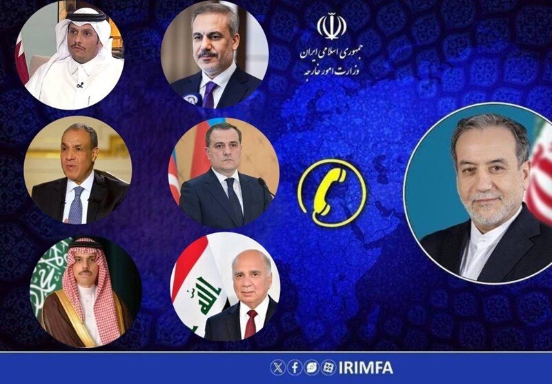 عراقجي يجري محادثات هاتفية مع نظرائه في المنطقة