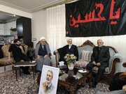 Head of Iran's seminaries Visits Family of Martyred General Mousavi, Vows to Uphold His Legacy