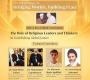 Global Webinar to Explore Role of Religious Leaders in Promoting Justice