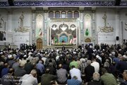 Photos: Memorial Ceremony for 40th Day of Martyrdom of Dr. Larijani held in Qom