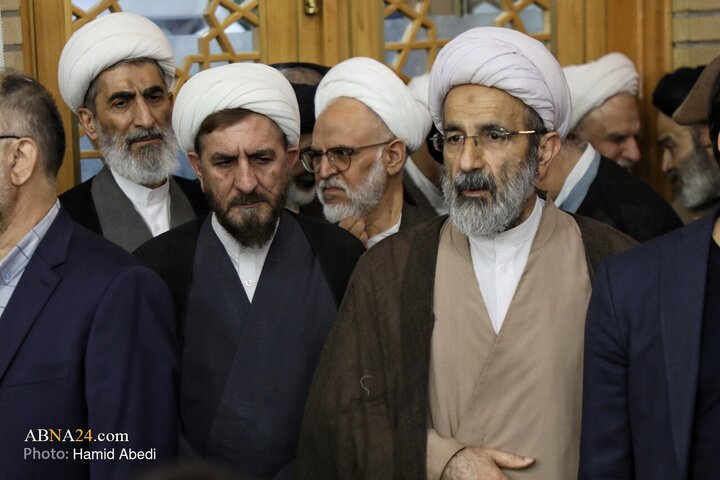 Photos: Memorial Ceremony for 40th Day of Martyrdom of Dr. Larijani held in Qom