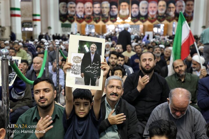 Photos: Memorial Ceremony for 40th Day of Martyrdom of Dr. Larijani held in Qom