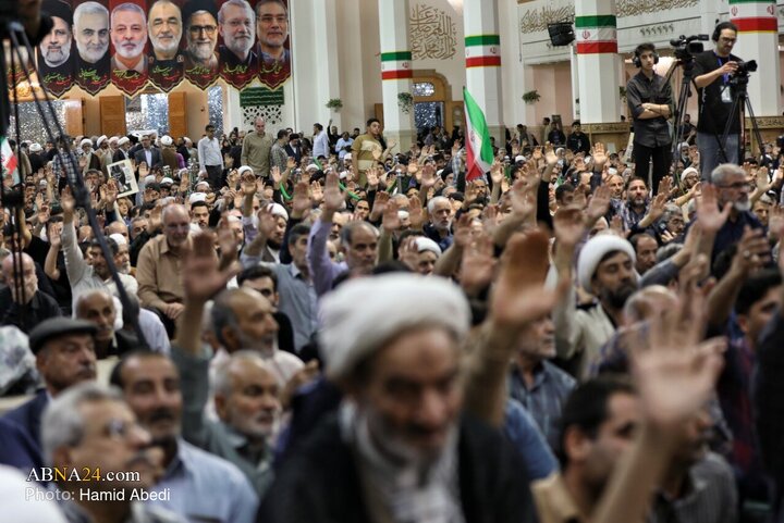 Photos: Memorial Ceremony for 40th Day of Martyrdom of Dr. Larijani held in Qom