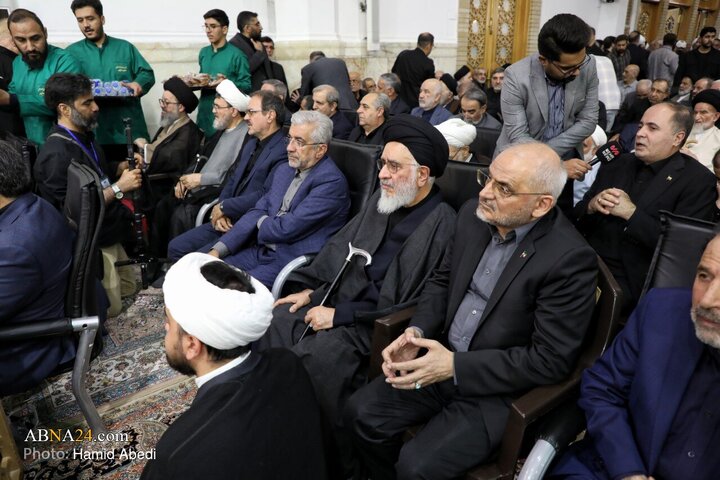 Photos: Memorial Ceremony for 40th Day of Martyrdom of Dr. Larijani held in Qom