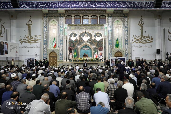 Photos: Memorial Ceremony for 40th Day of Martyrdom of Dr. Larijani held in Qom