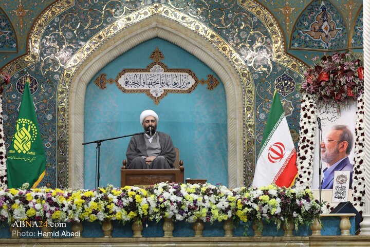 Photos: Memorial Ceremony for 40th Day of Martyrdom of Dr. Larijani held in Qom