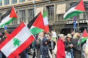Stockholm Protest Condemns Israeli Attacks on Gaza, Iran, Lebanon