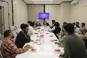 আবনা নিউজ এজেন্সিতে ভারতীয় গণমাধ্যম কর্মীদের বৈঠক