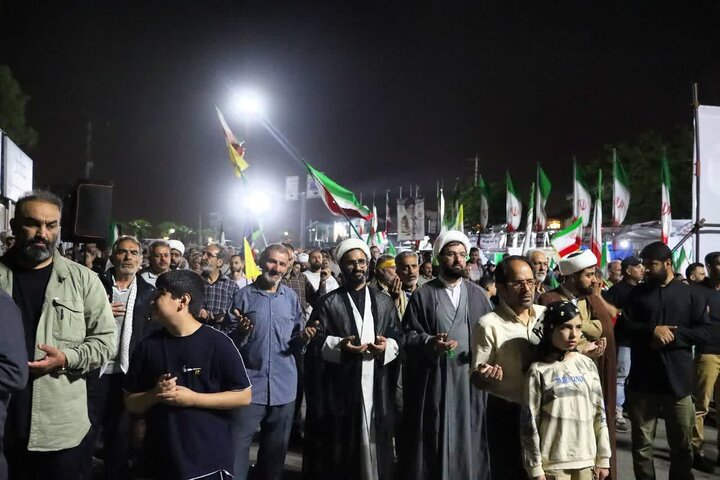 گزارش تصویری/ شصت‌ و پنجمین شب لبیک مردم باقرشهر و کهریزک به فرمان رهبر معظم انقلاب