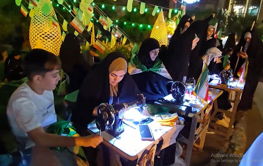 ویدیو | وقتی چرخ خیاطی سلاح خط مقدم جبهه می‌شود!