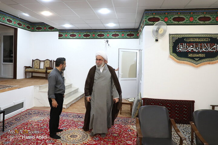 دیدار آیت‌الله رمضانی با آیت‌الله هادوی تهران