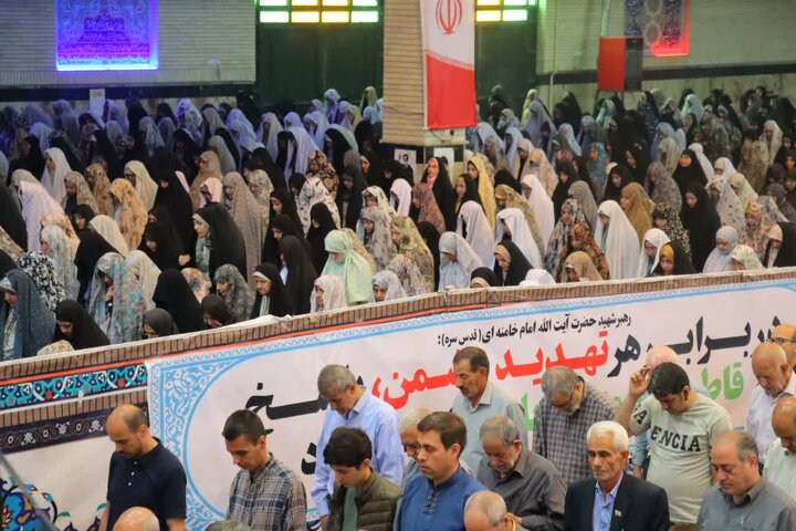 گزارش تصویری/ نماز باشکوه عبادی‌ـ‌سیاسی جمعه در اسلامشهر