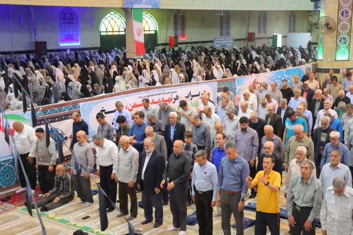 گزارش تصویری/ نماز باشکوه عبادی‌ـ‌سیاسی جمعه در اسلامشهر