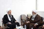 Photos: Secretary-General of AhlulBayt World Assembly Meets with Ayatollah Hadavi Tehrani