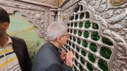 Photos: Iran's Foreign Ministry Spokesperson Visits to Hazrat Masoumeh Holy Shrine