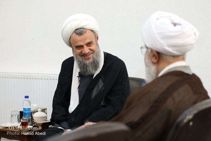 Photos: Secretary-General of AhlulBayt World Assembly Meets with Ayatollah Hadavi Tehrani
