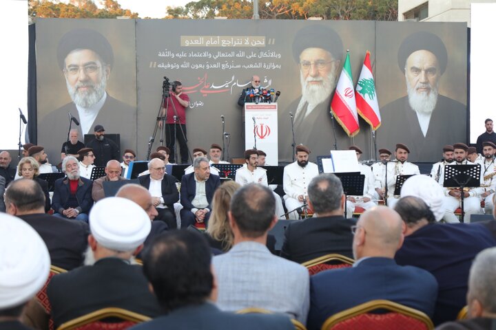 عکس خبری/ مراسم بزرگداشت شهادت رهبر انقلاب در لبنان