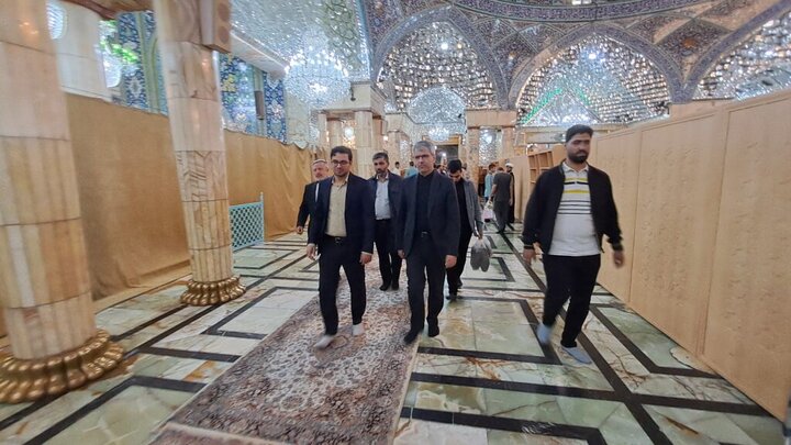 Photos: Iran's Foreign Ministry Spokesperson Visits to Hazrat Masoumeh Holy Shrine