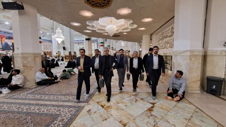 Photos: Iran's Foreign Ministry Spokesperson Visits to Hazrat Masoumeh Holy Shrine