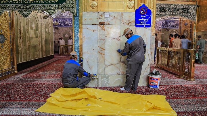 گزارش تصویری | توسعه پروژه‌های عمرانی حرم حضرت عباس(ع) برای ارتقای خدمات‌رسانی