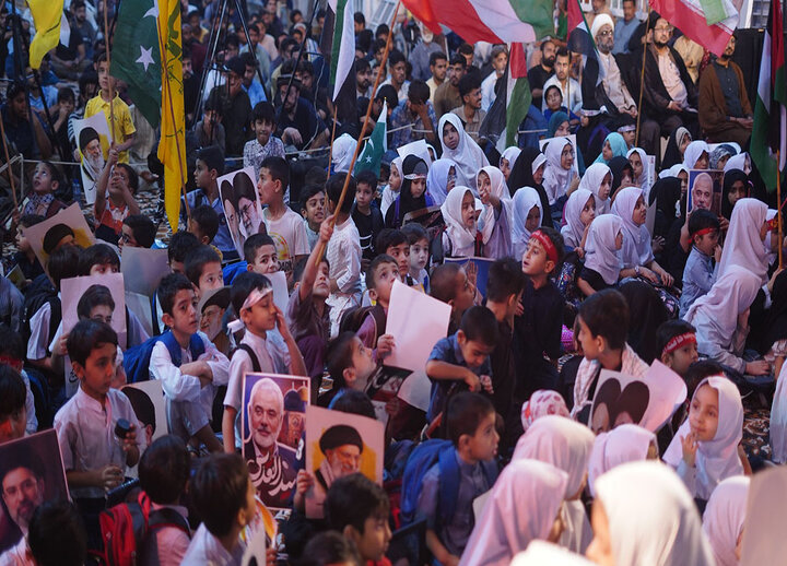 گزارش تصویری/ بزرگداشت شهادت رهبر معظم انقلاب در کراچی