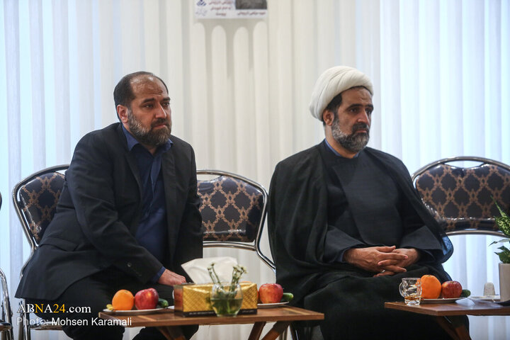 Photos: Secretary-General of AhlulBayt World Assembly Meets with Family of Martyr Larijani