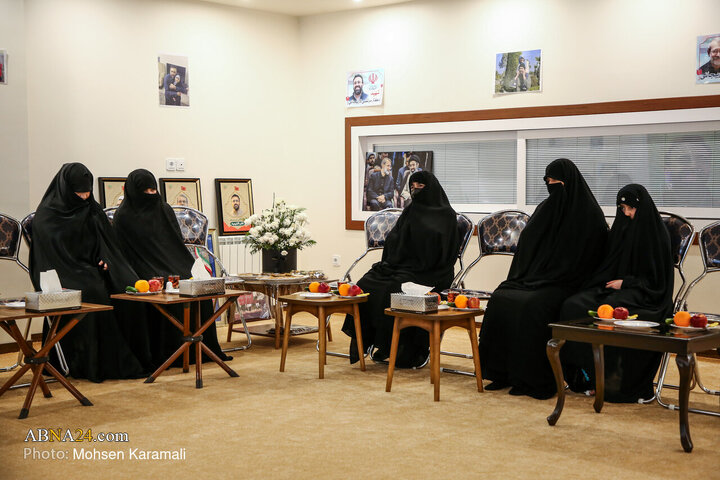Photos: Secretary-General of AhlulBayt World Assembly Meets with Family of Martyr Larijani