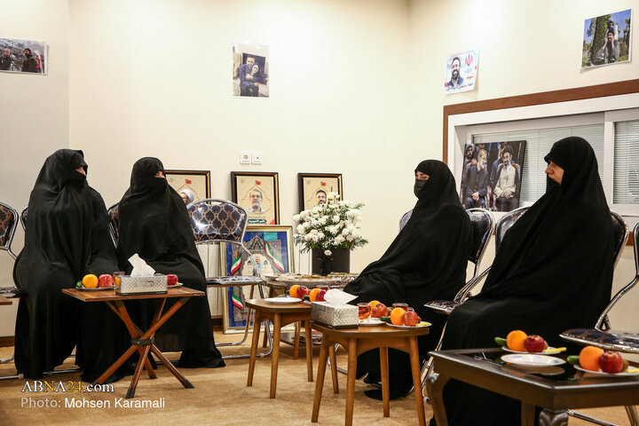 Photos: Secretary-General of AhlulBayt World Assembly Meets with Family of Martyr Larijani
