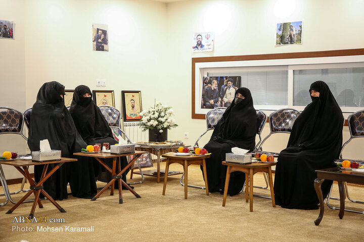 Photos: Secretary-General of AhlulBayt World Assembly Meets with Family of Martyr Larijani