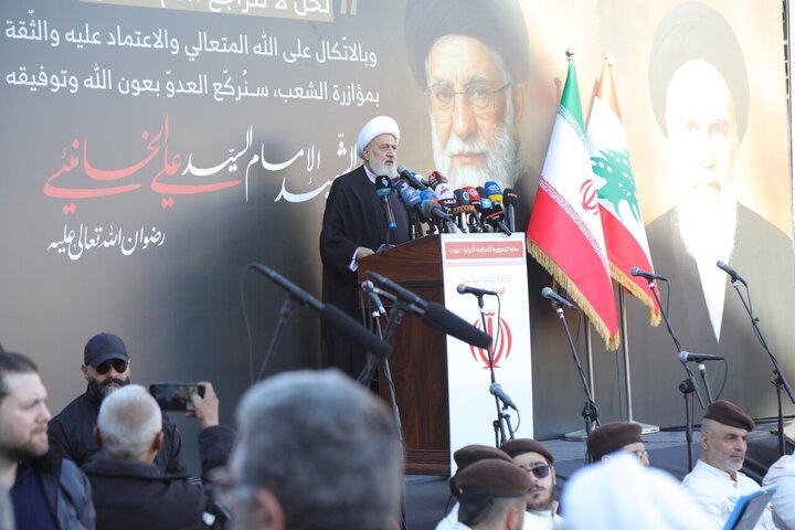 Photos: Commemoration Ceremony for Martyrdom of Imam Khamenei Held in Lebanon