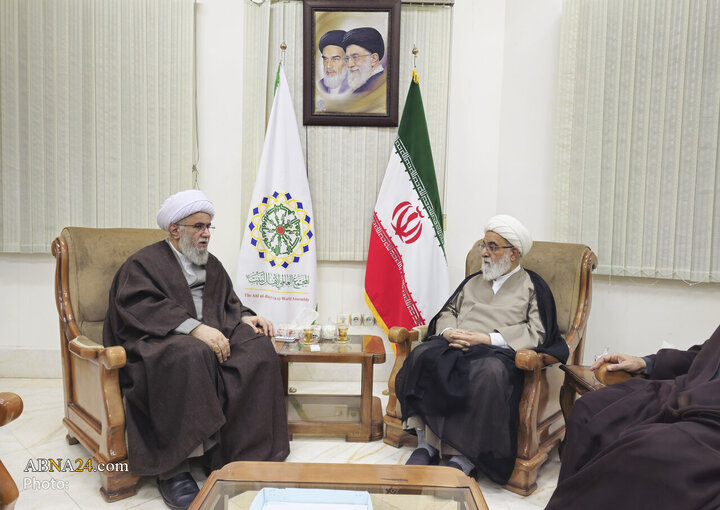 دیدار آیت‌الله شب ‌زنده‌دار با دبیرکل مجمع جهانی اهل‌بیت(ع)