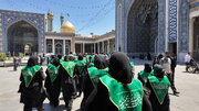 Photos: 88 First-Time Pilgrims from Lorestan Visit Hazrat Masoumeh Shrine in Qom