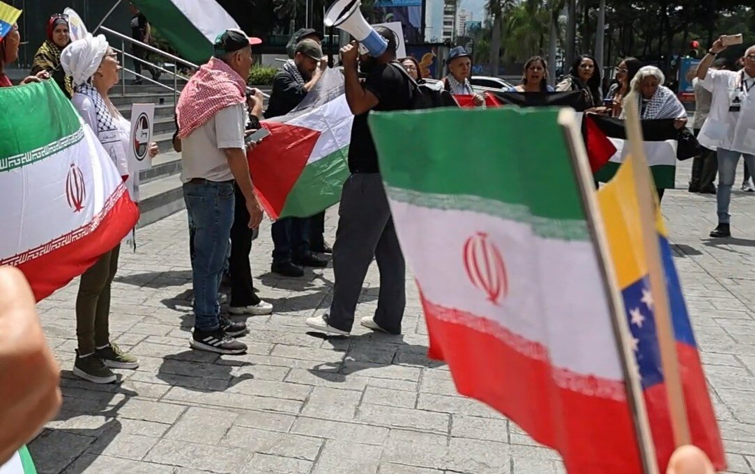Movimientos sociales en Caracas exigen ante la ONU el cese de las agresiones contra Irán y Palestina
