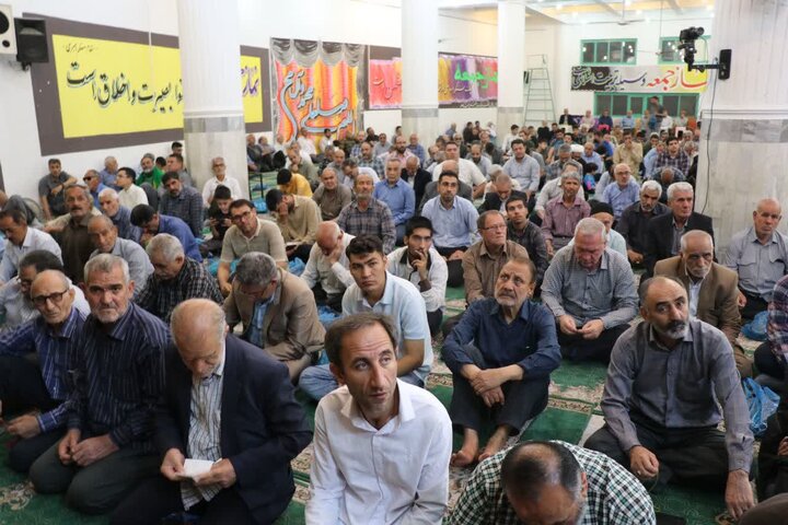 گزارش تصویری/ برگزاری نماز عبادی سیاسی جمعه در قرچک